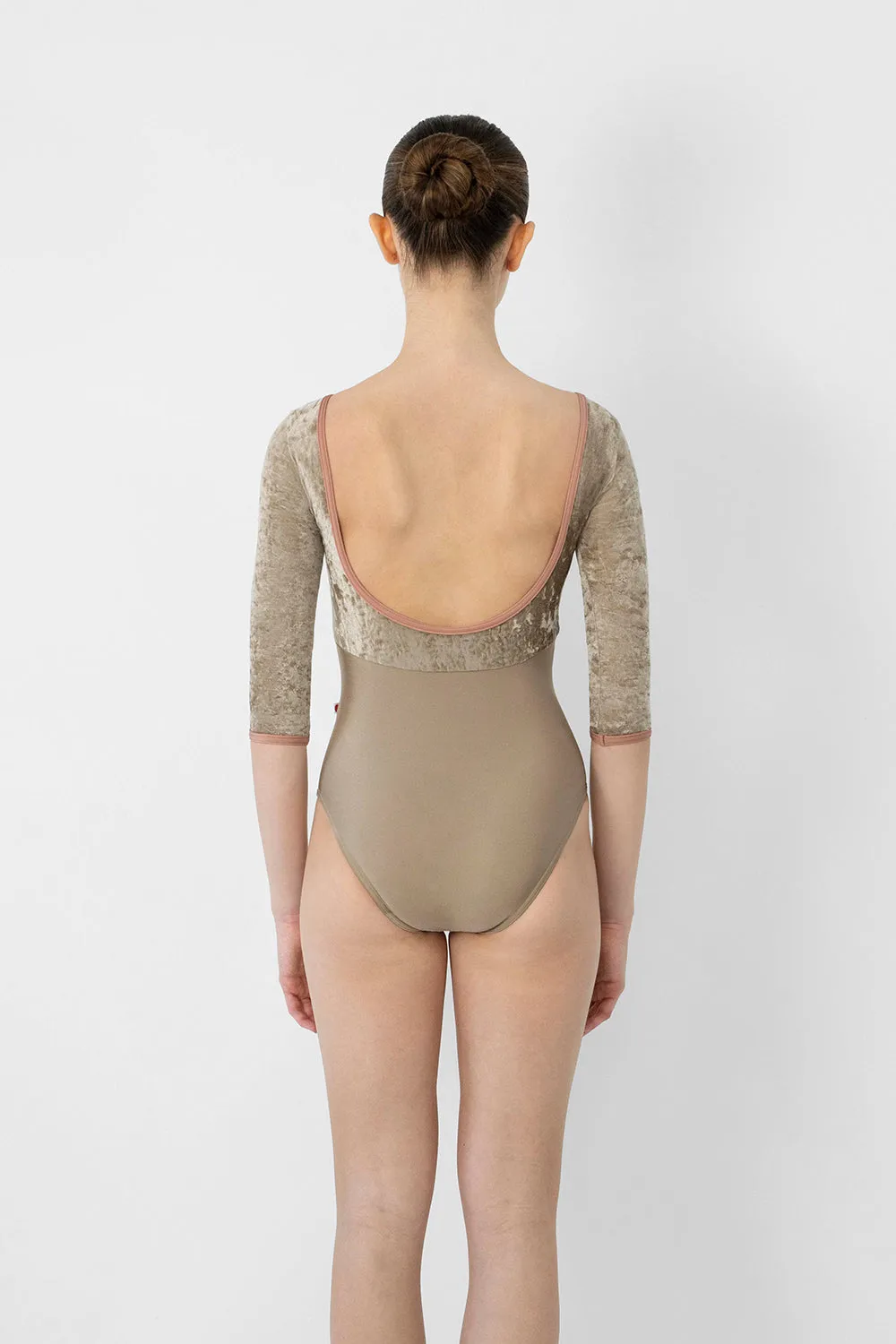 Adult Sofiane High Cut Toffee/Rosewood Leotard