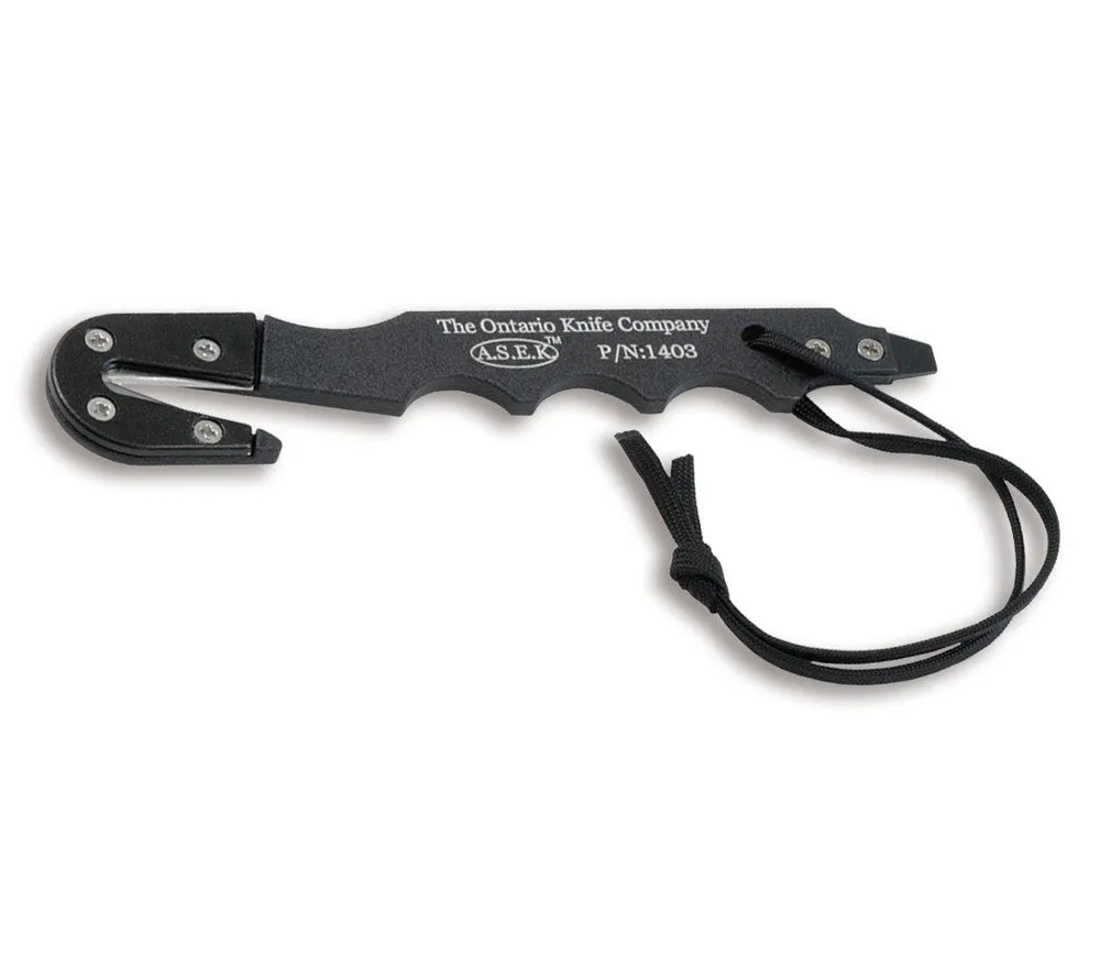 ASEK Strap Cutter/Multi-Tool - Ontario Knife Company NSN: 1095-01-518-6877