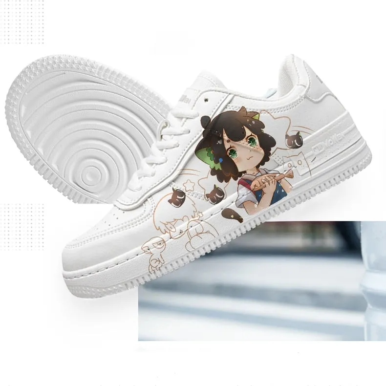 Cute Cartoon Anime Girl Sneakers
