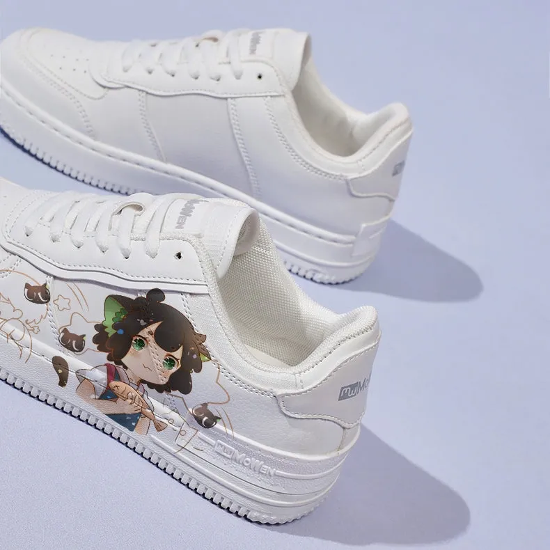 Cute Cartoon Anime Girl Sneakers