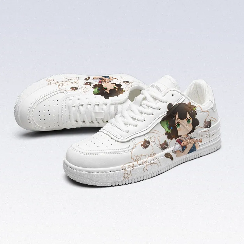 Cute Cartoon Anime Girl Sneakers