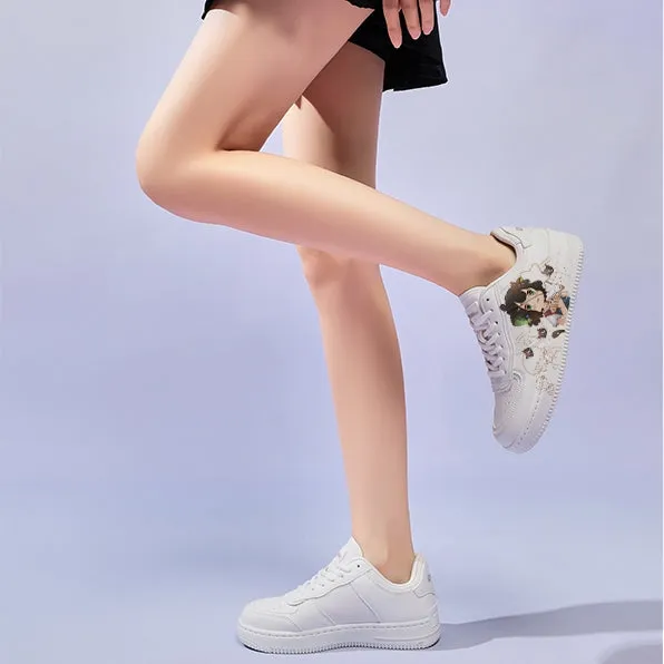 Cute Cartoon Anime Girl Sneakers