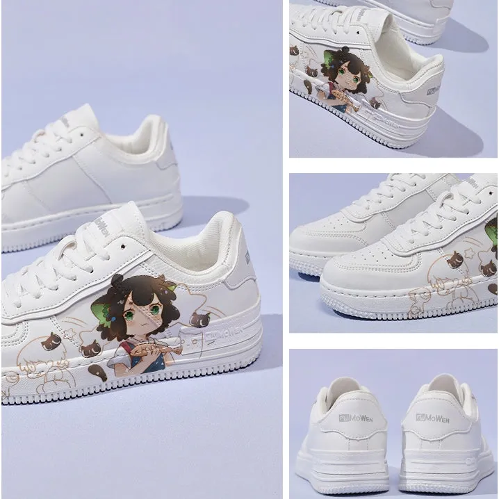 Cute Cartoon Anime Girl Sneakers