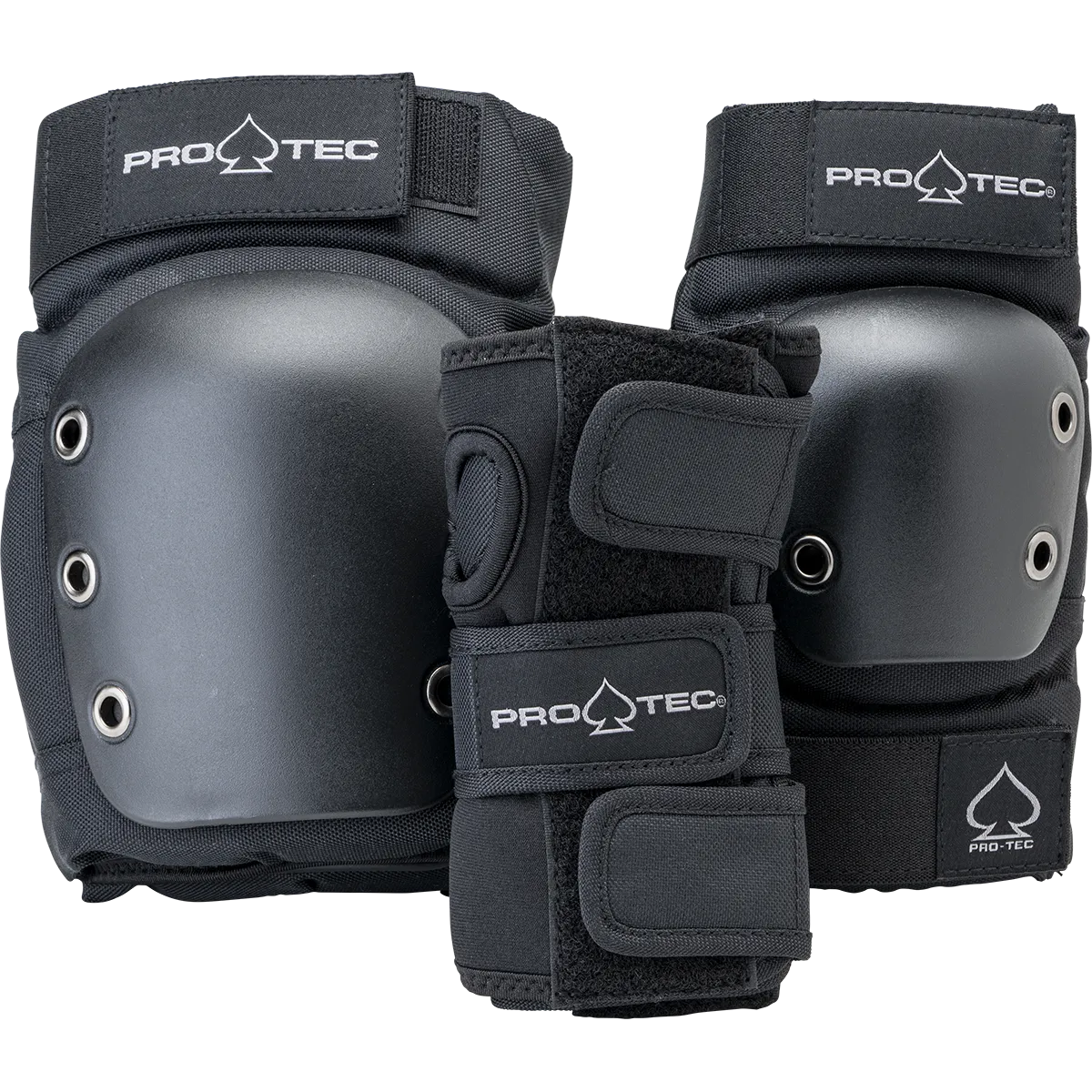 Pro-Tec Street Gear 3-Pack Pad Set - Black