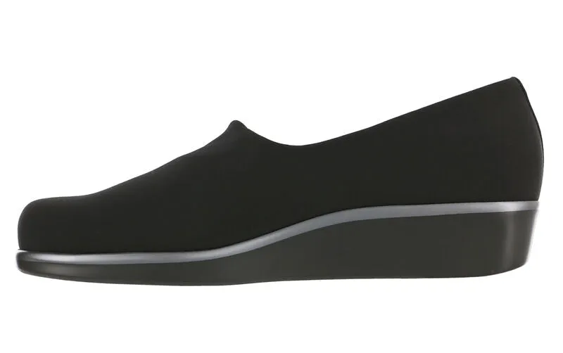 SAS Bliss Slip On Wedge - Black