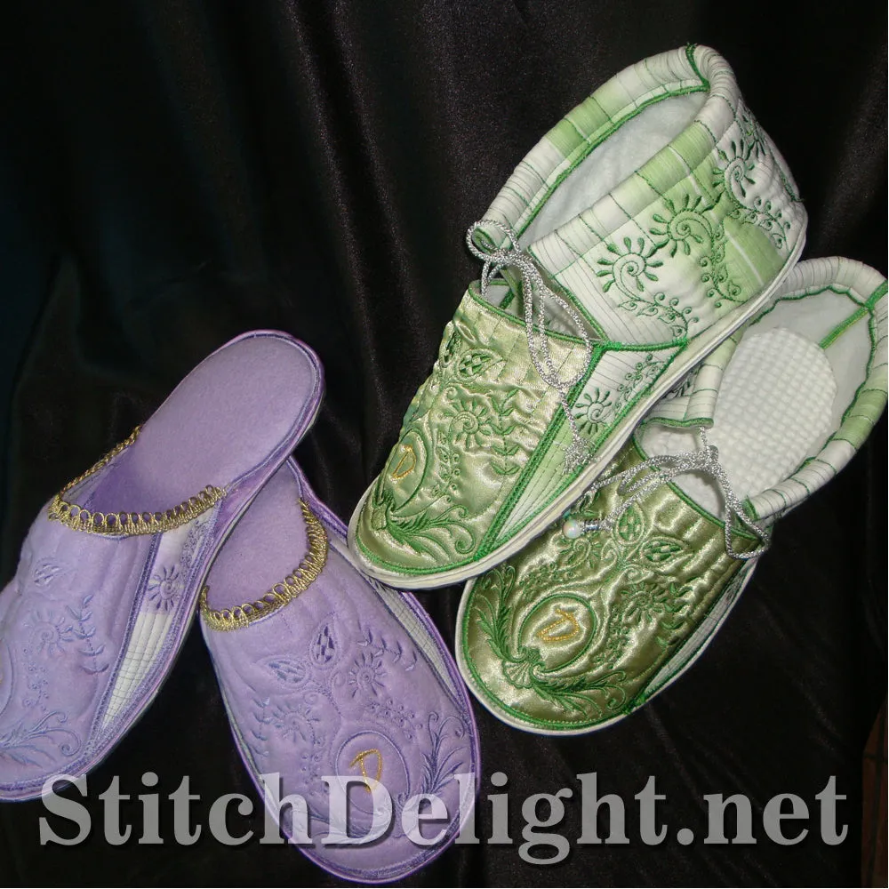 SD1127 Comfy Footsies 3 Monogrammed