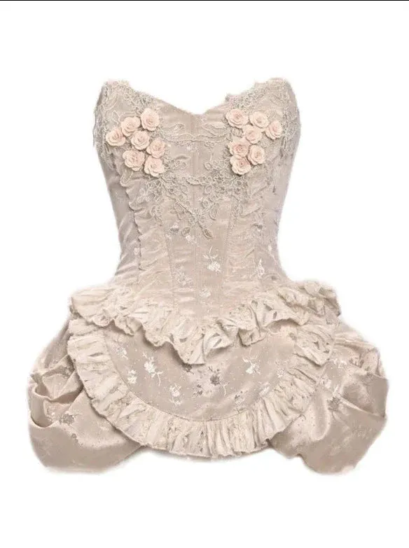 Set Collection European Ballet Corset Classical Fishbone Dress