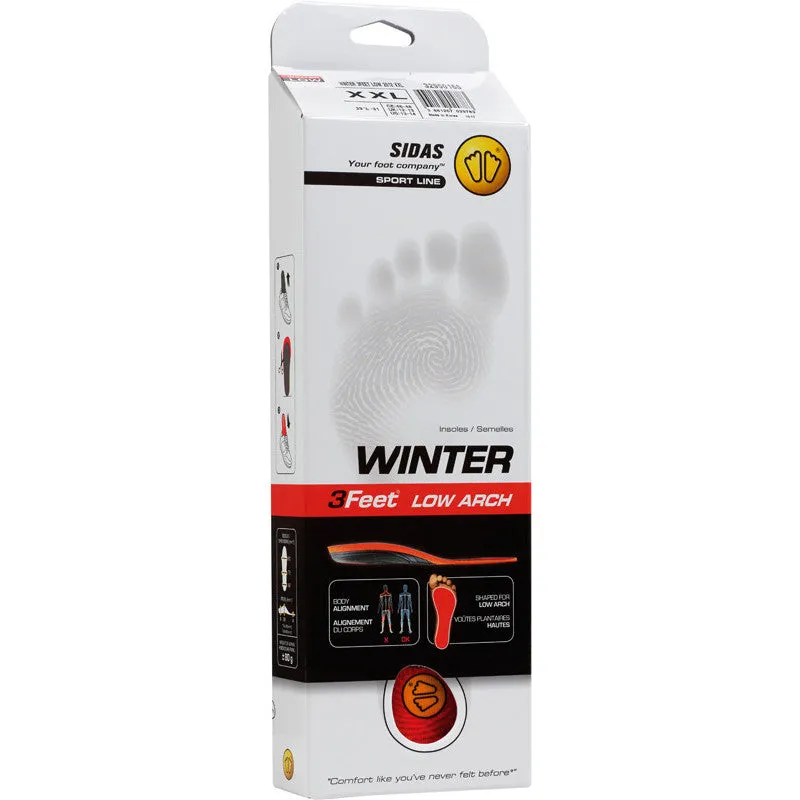Sidas 3Feet Winter Insoles (3 Arch Heights)
