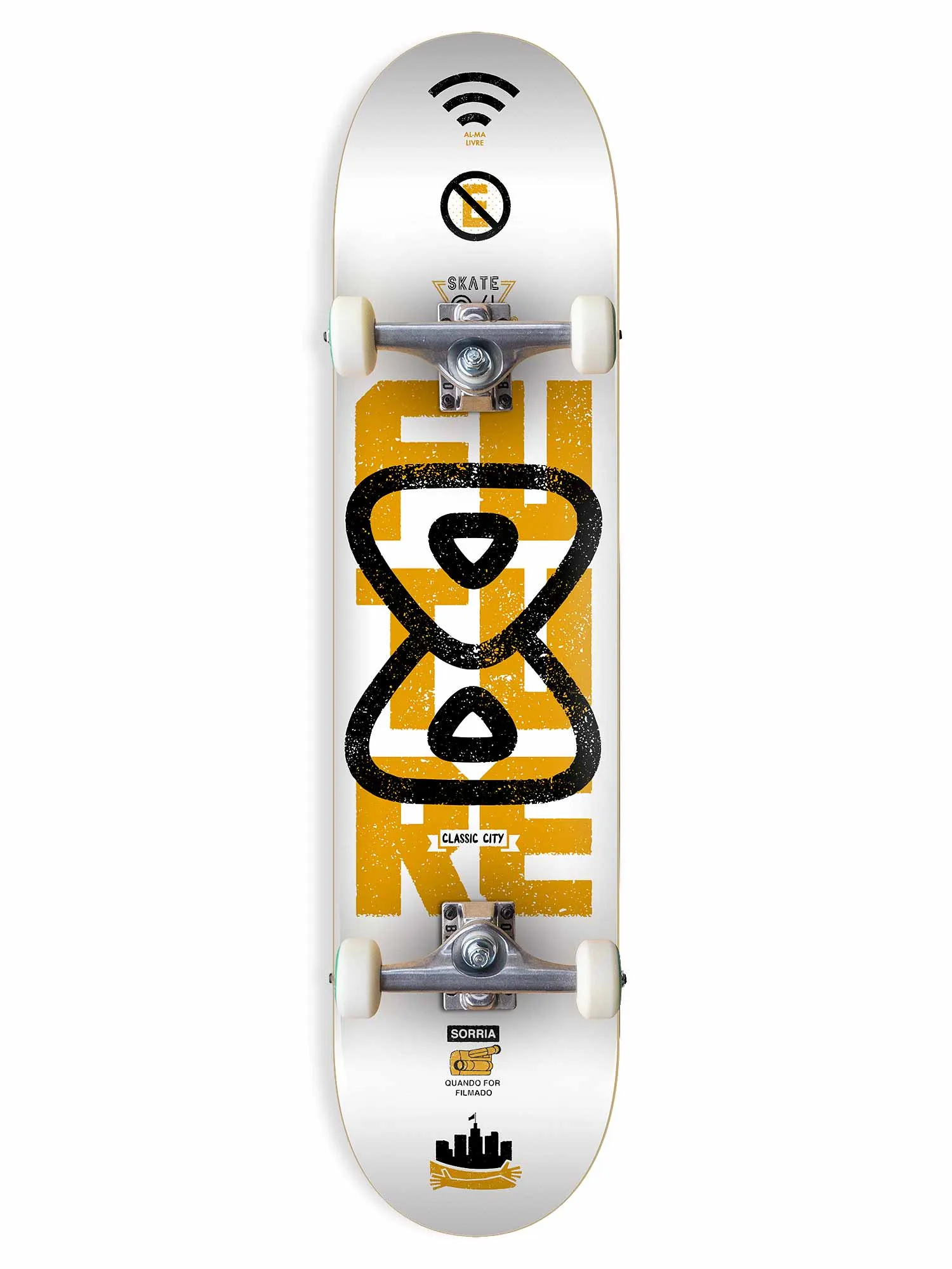 Skate Montado Future Maple Classic City 8.0''