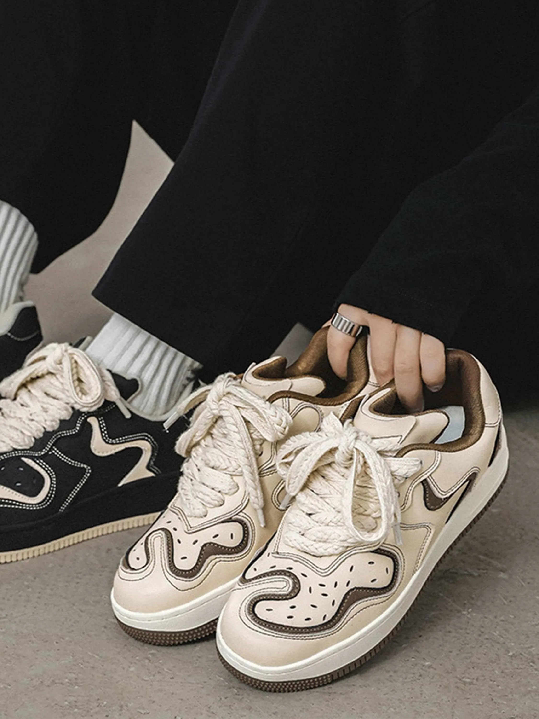 Sneakerhill High Street Skateboard Couple Shoes -1479