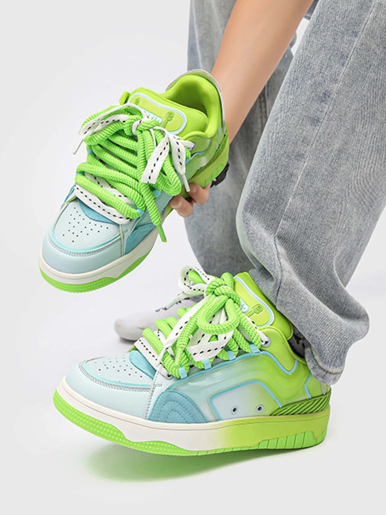 Sneakerhill Hip-hop Personality Skateboard Shoes - 1837