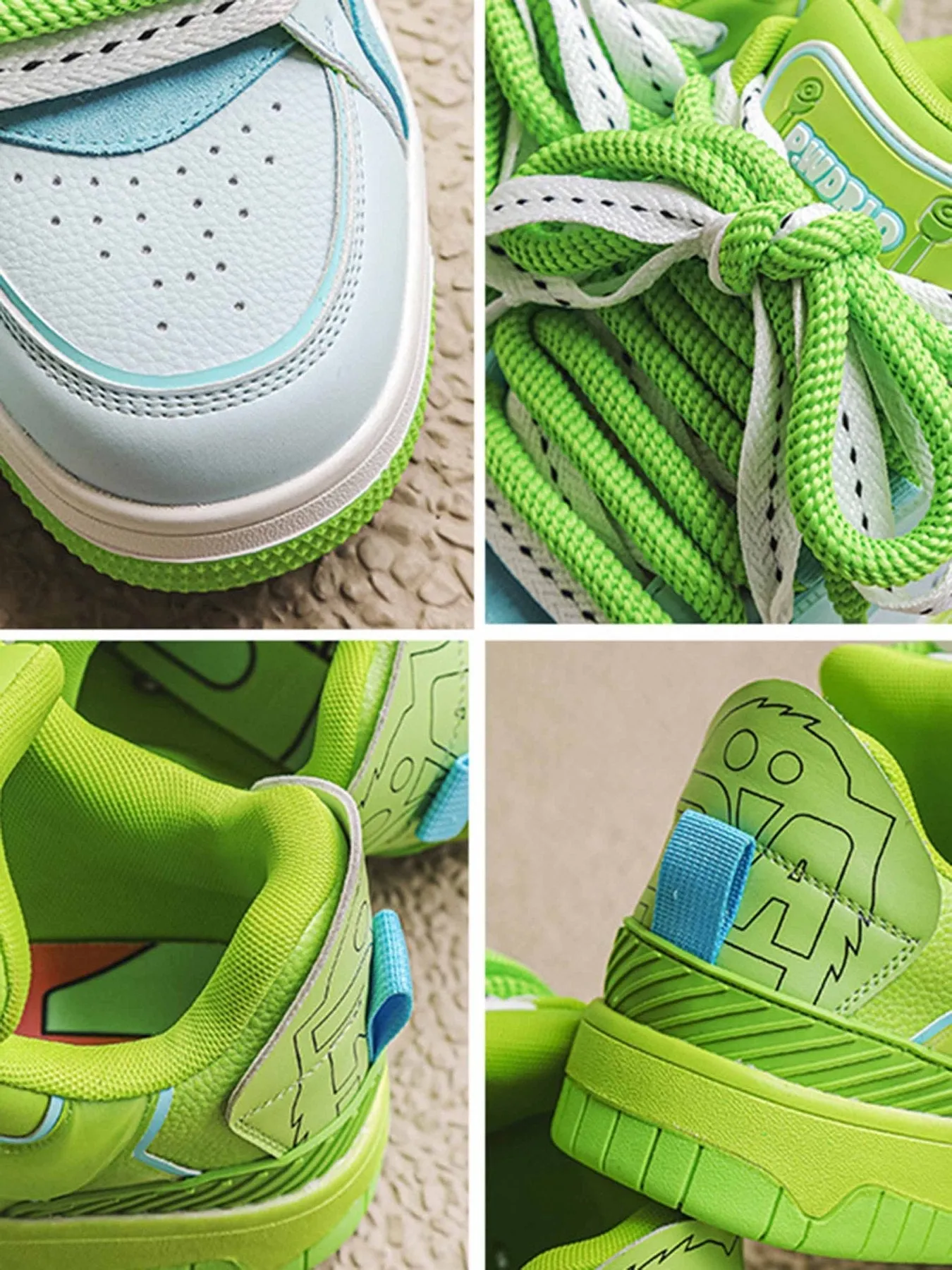 Sneakerhill Hip-hop Personality Skateboard Shoes - 1837