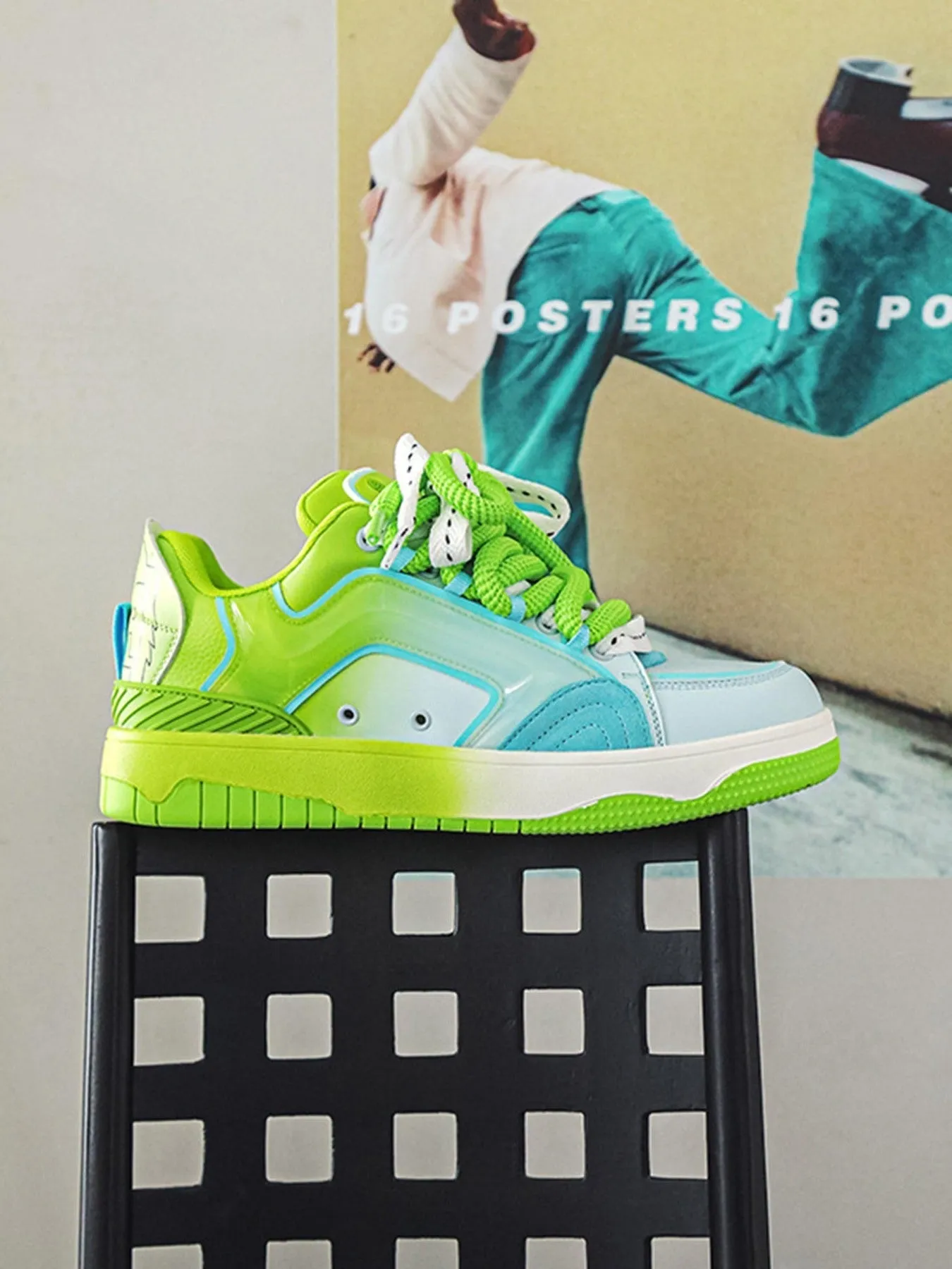 Sneakerhill Hip-hop Personality Skateboard Shoes - 1837